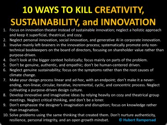 10 ways to destroy innovation