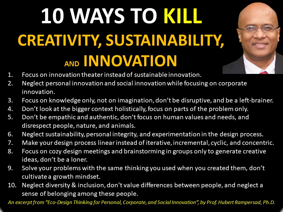 how to destroy innovation